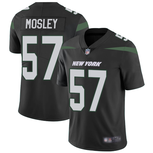 New York Jets Limited Black Youth C.J. Mosley Alternate Jersey NFL Football #57 Vapor Untouchable->youth nfl jersey->Youth Jersey